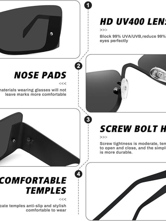 Cat Eye Square Sunglasses